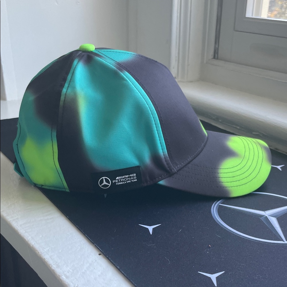Mercedes-Benz AMG Petronas Formula One Tie-Dye Hat adjustable never worn